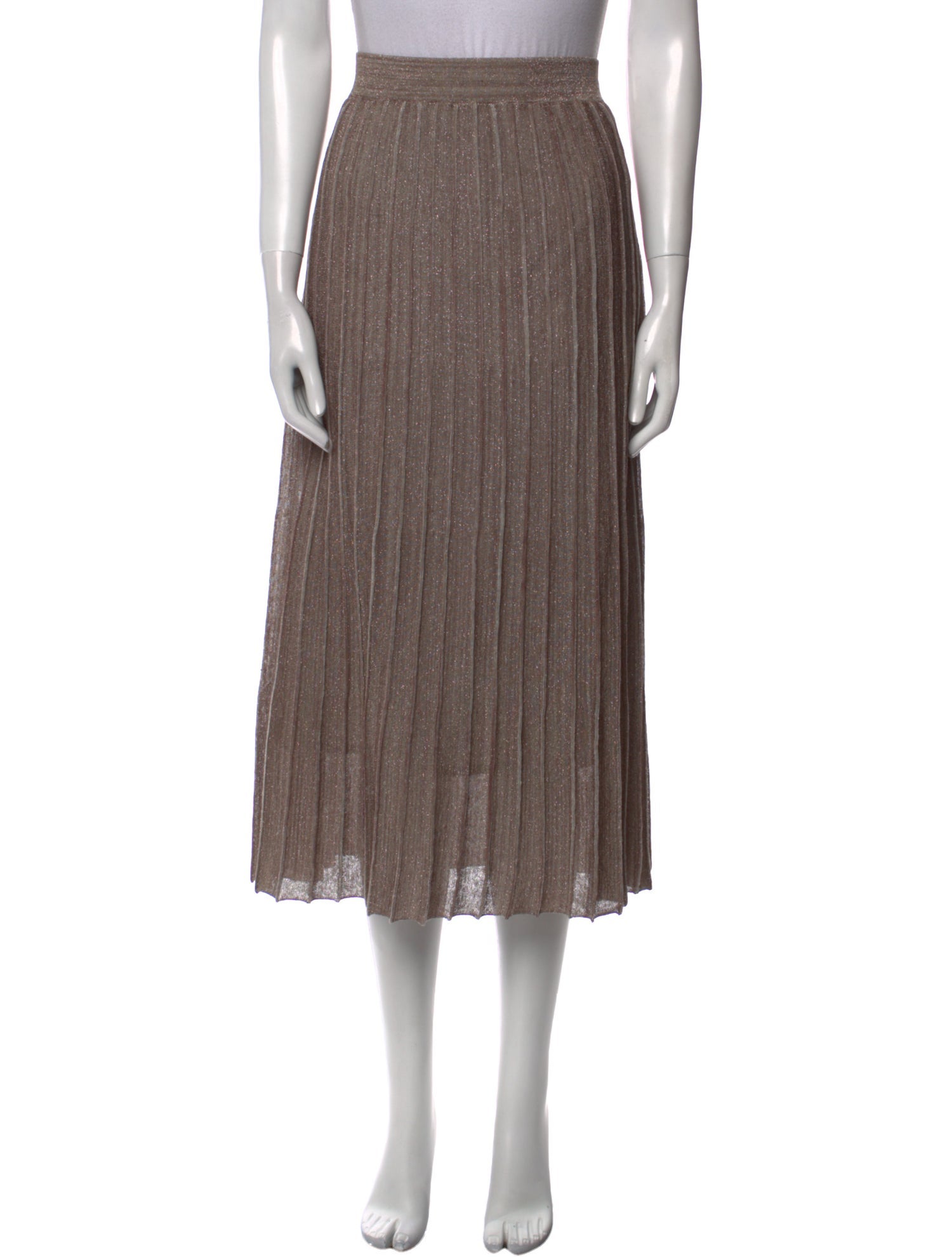 Fabiana Filippi Linen Midi Length Skirt