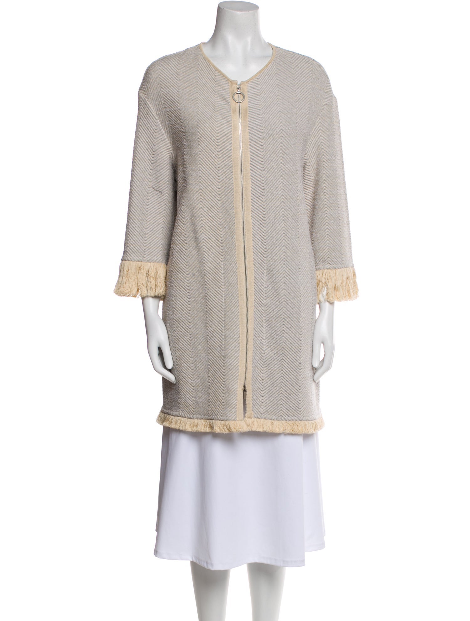 Fabiana Filippi Striped Evening Jacket w/ Tags