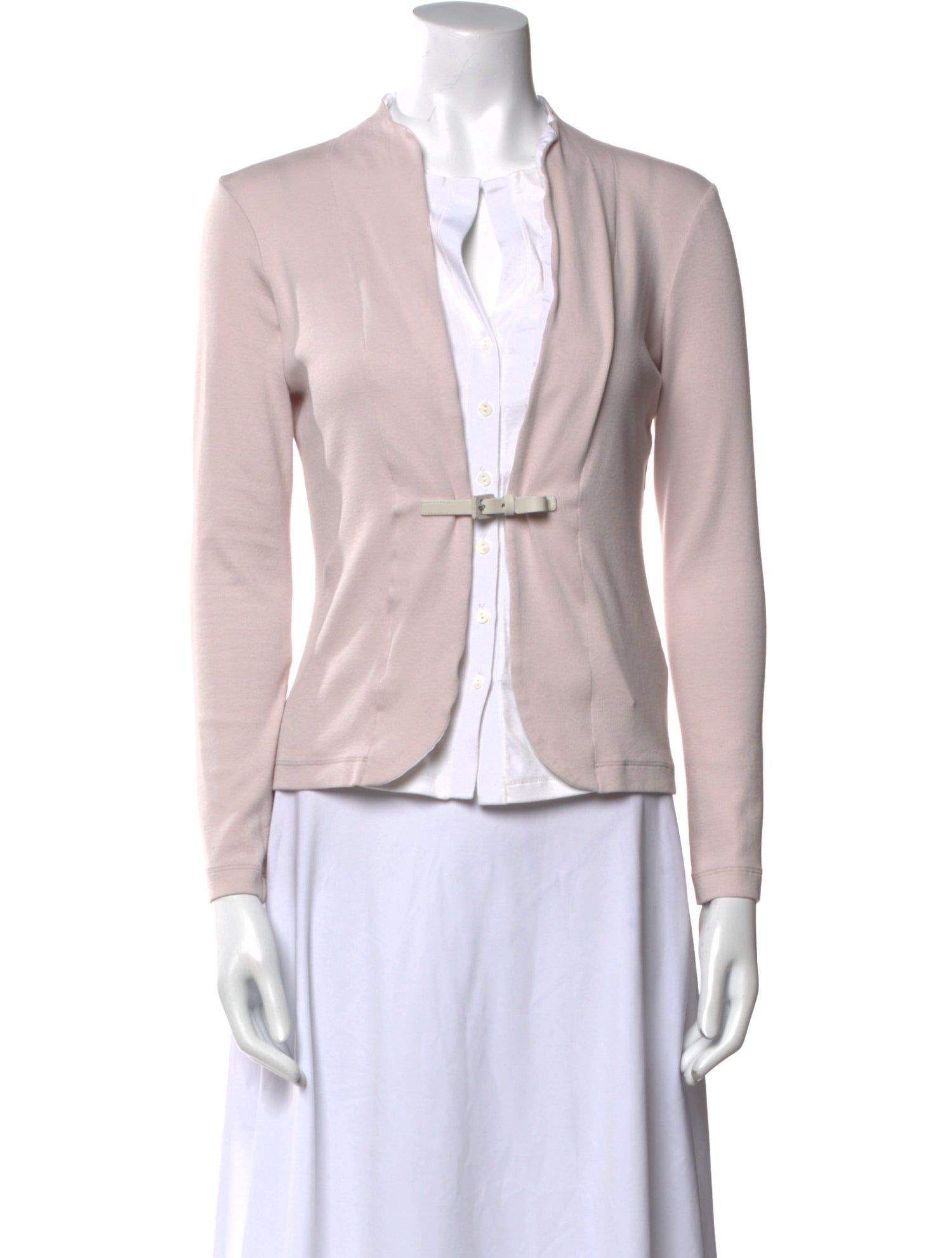 Fabiana Filippi V-Neck Long Sleeve Top