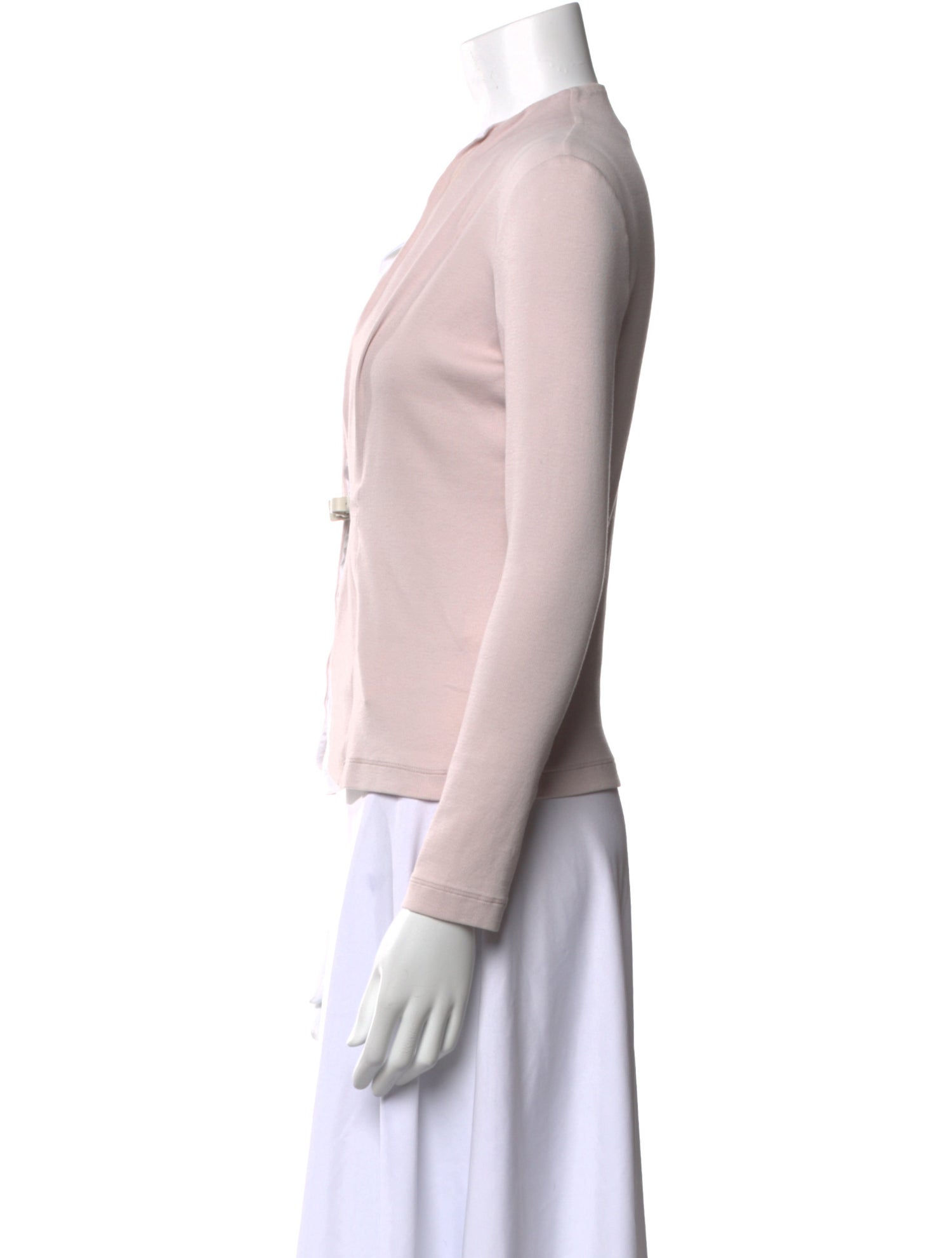 Fabiana Filippi V-Neck Long Sleeve Top