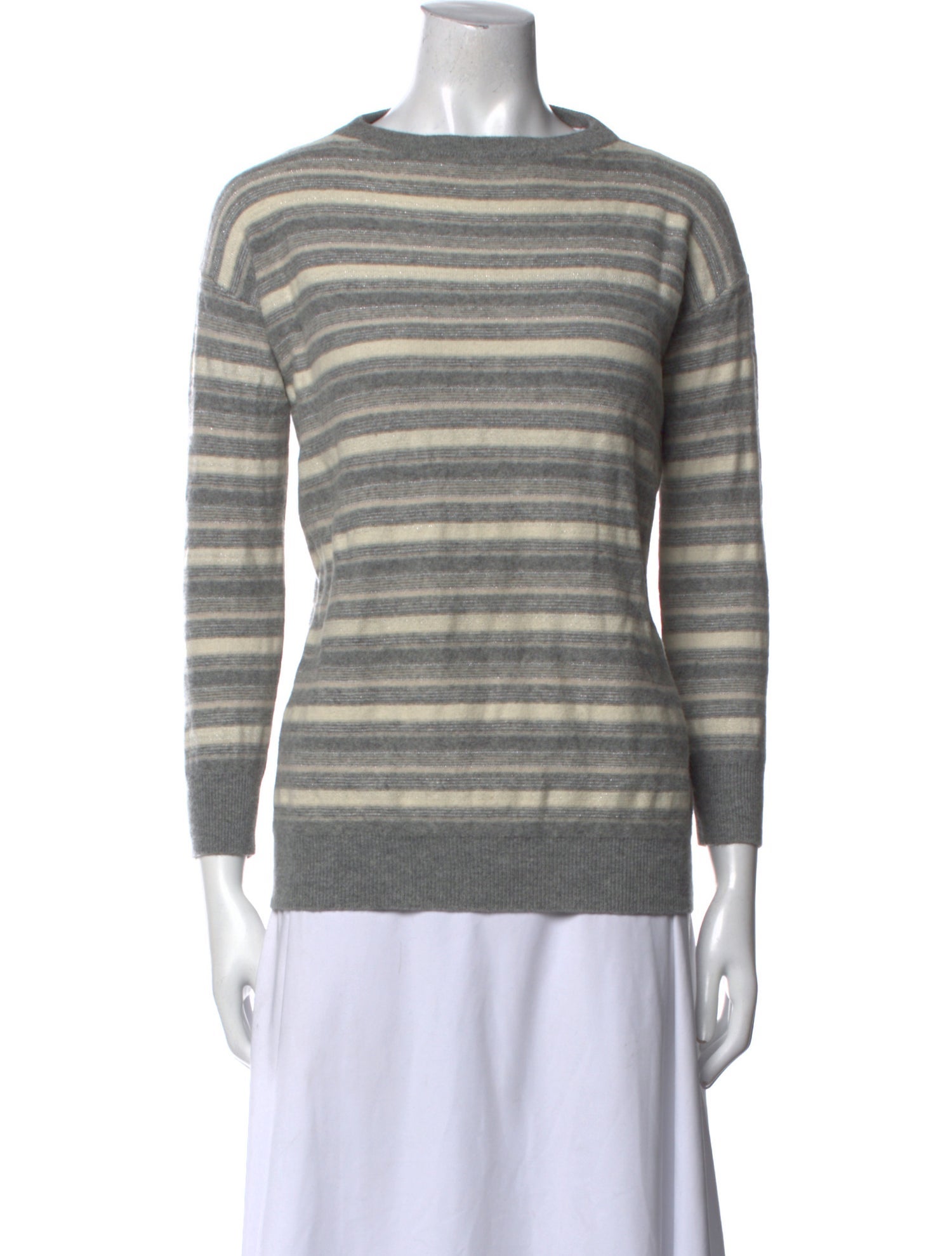 Fabiana Filippi Virgin Wool Striped Sweater