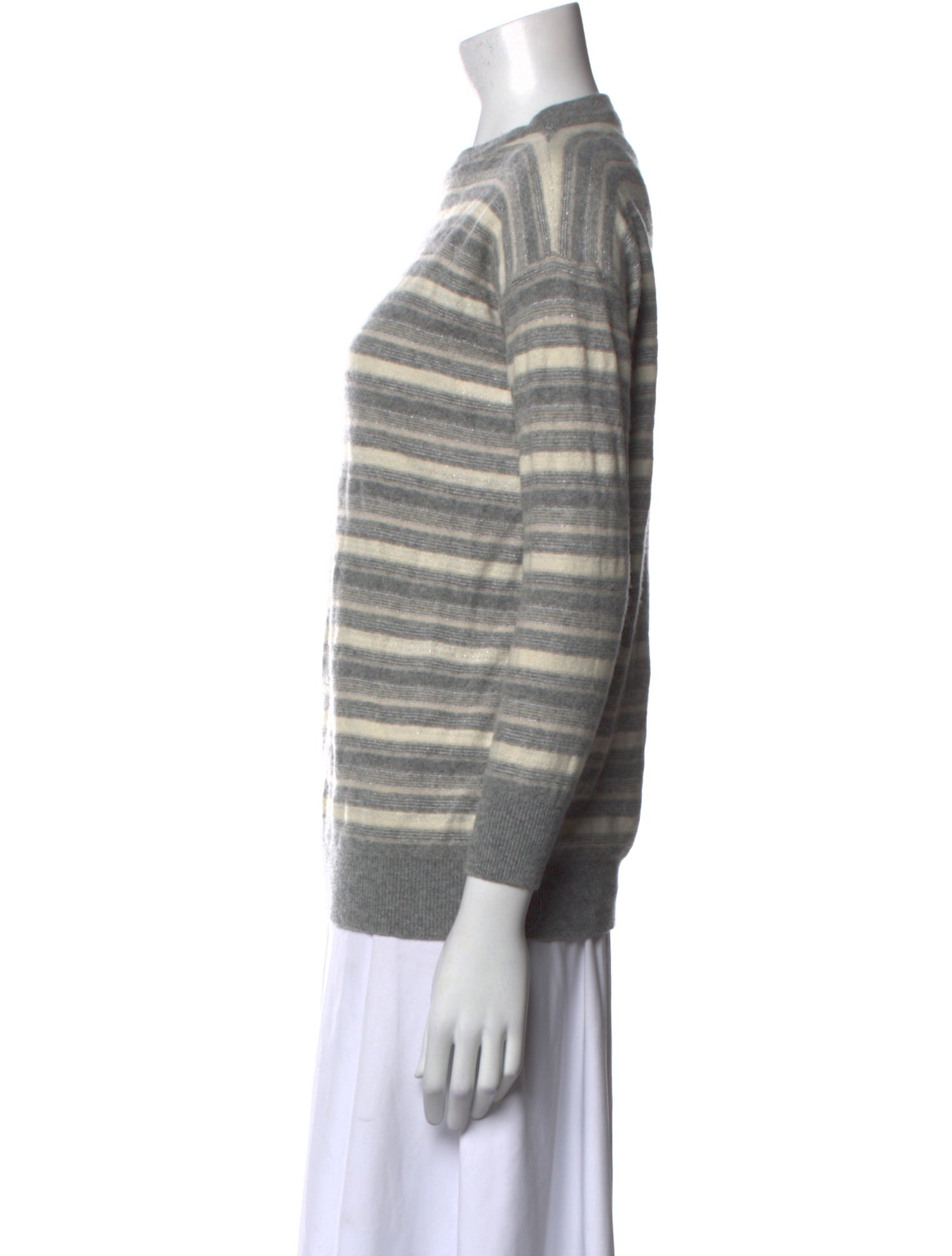 Fabiana Filippi Virgin Wool Striped Sweater
