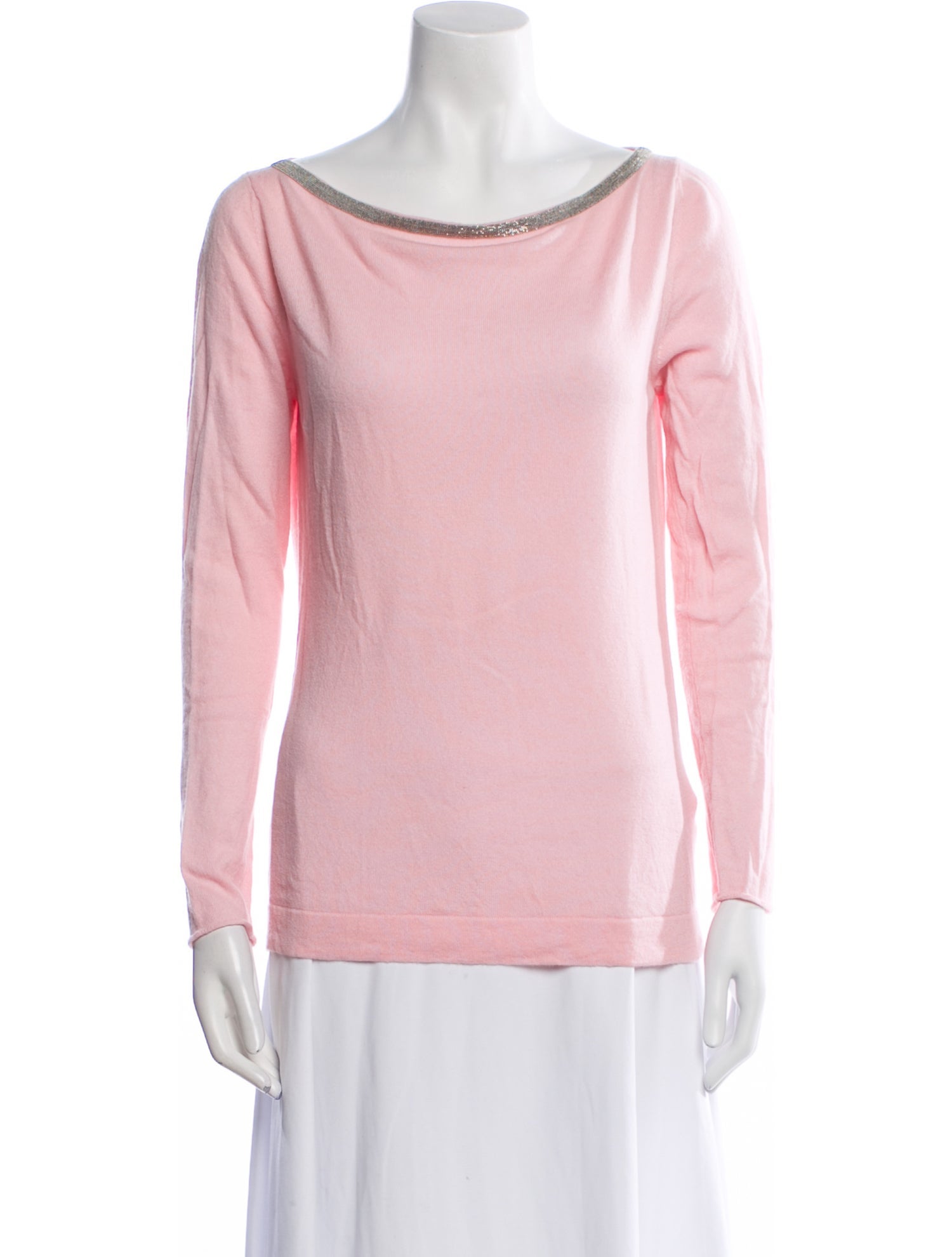 Fabiana Filippi Cashmere Bateau Neckline Sweater