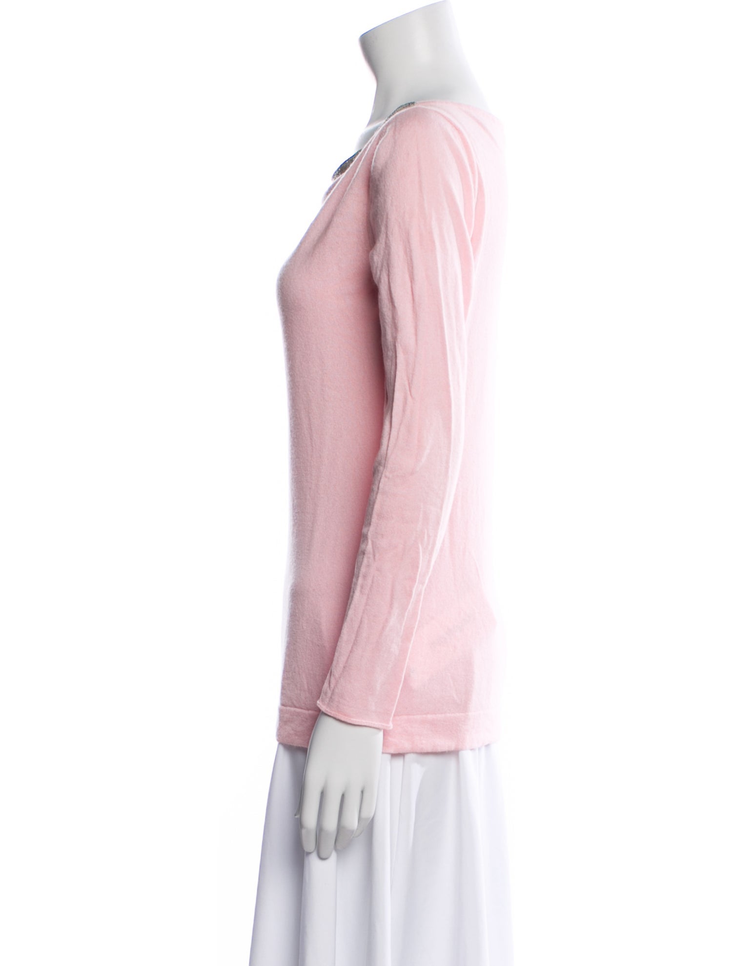 Fabiana Filippi Cashmere Bateau Neckline Sweater