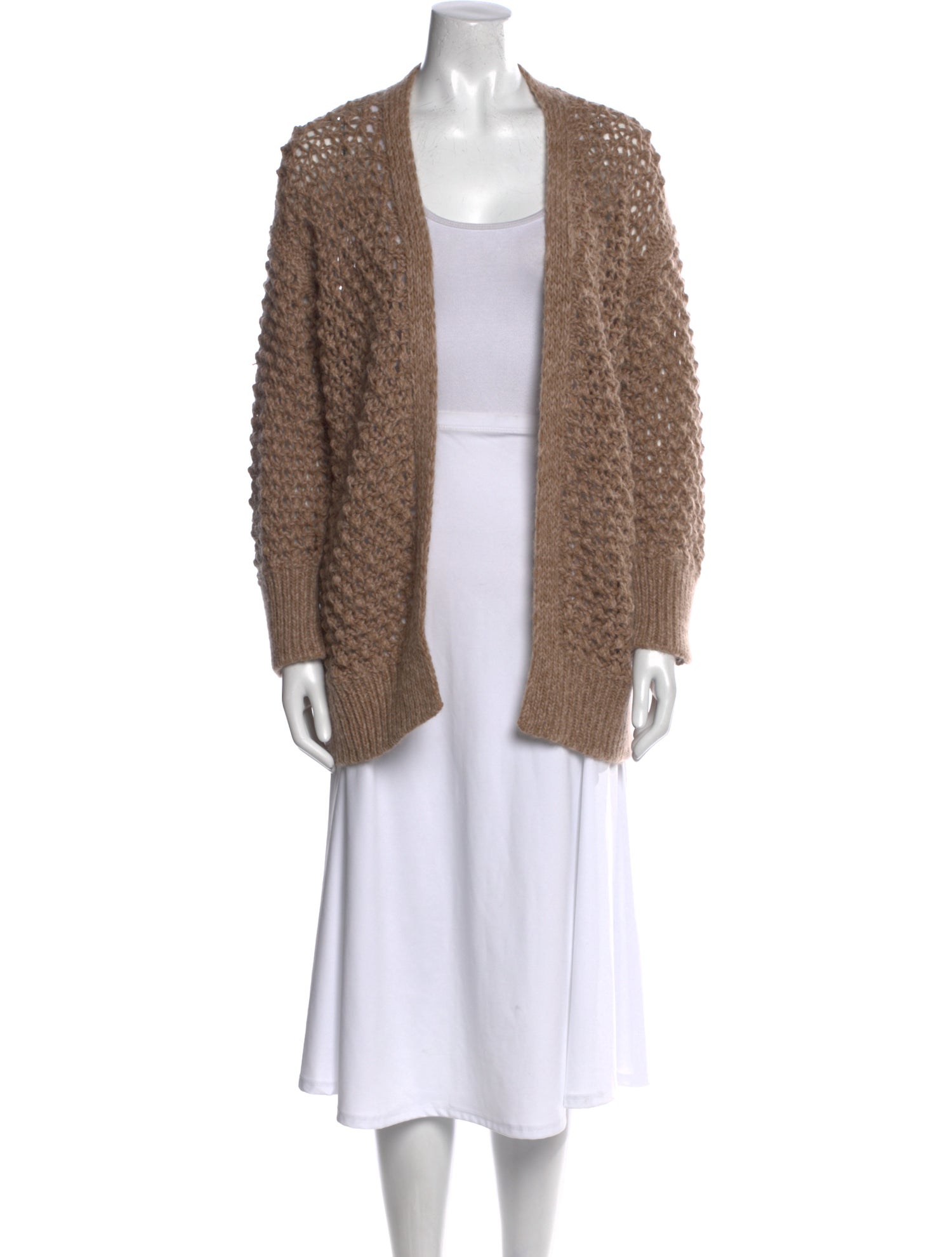 Fabiana Filippi Virgin Wool Open Front Sweater w/ Tags