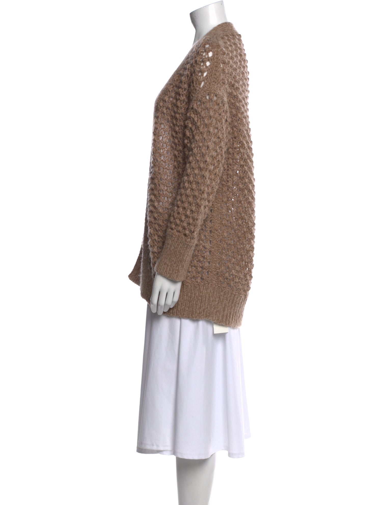 Fabiana Filippi Virgin Wool Open Front Sweater w/ Tags