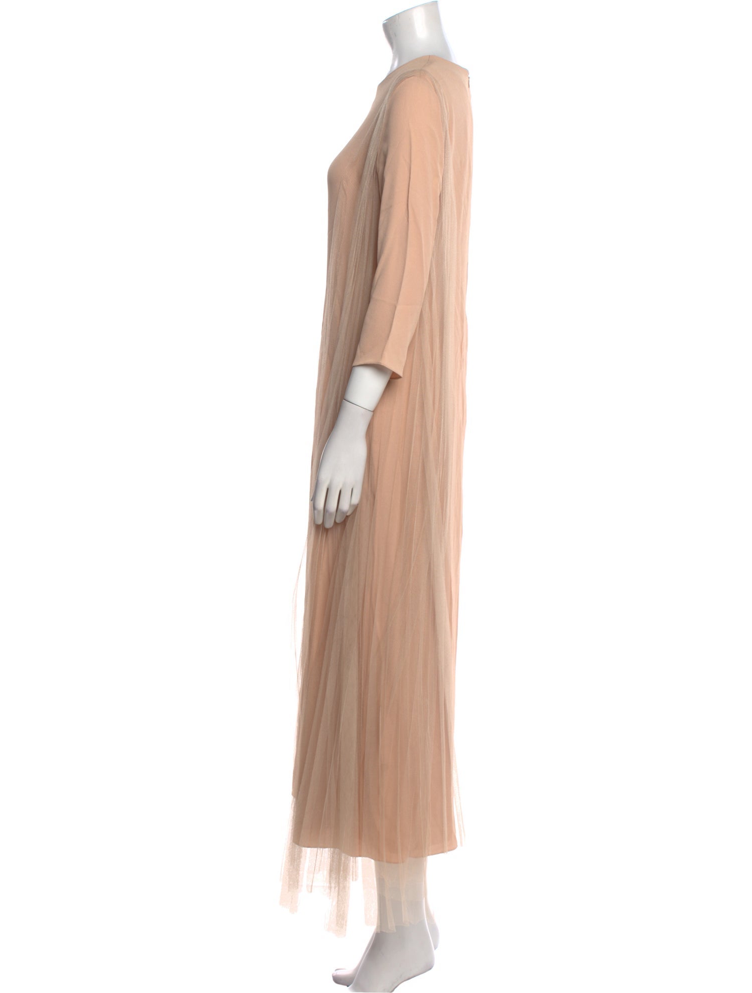 Fabiana Filippi Crew Neck Long Dress