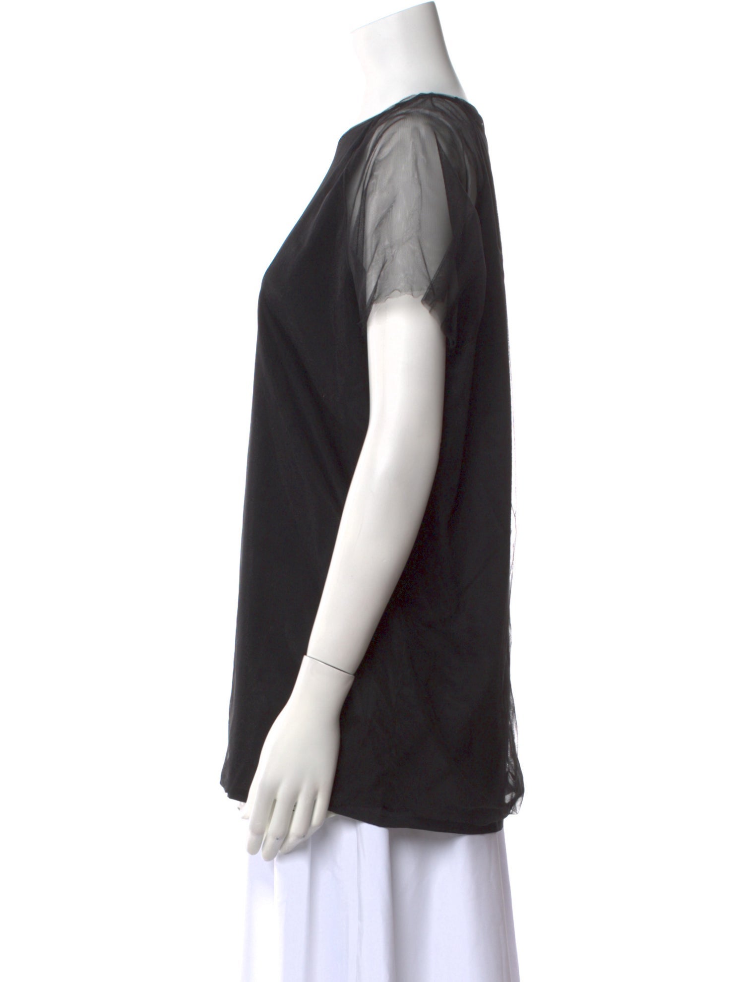 Fabiana Filippi Bateau Neckline Short Sleeve T-Shirt