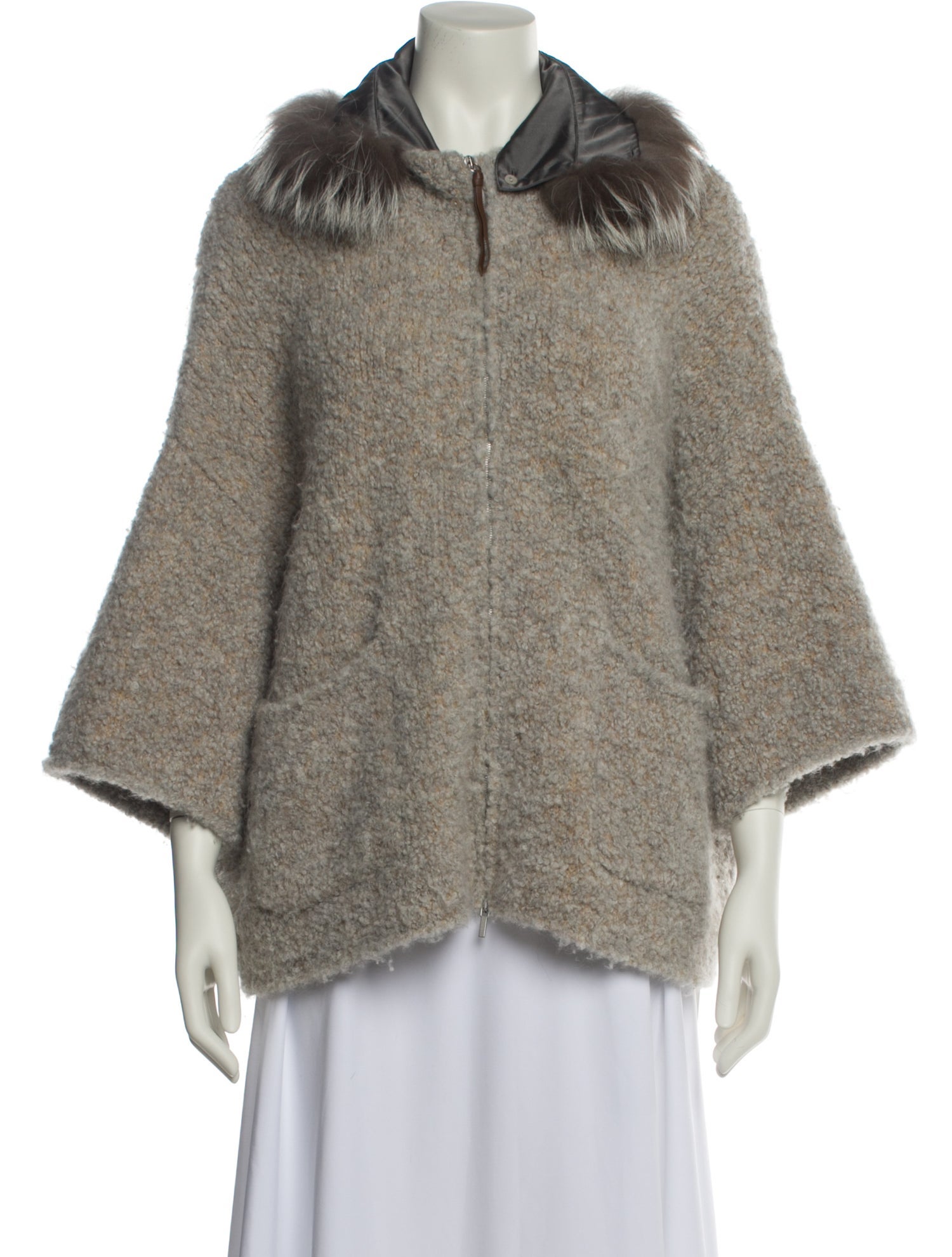 Fabiana Filippi Alpaca Fur Jacket