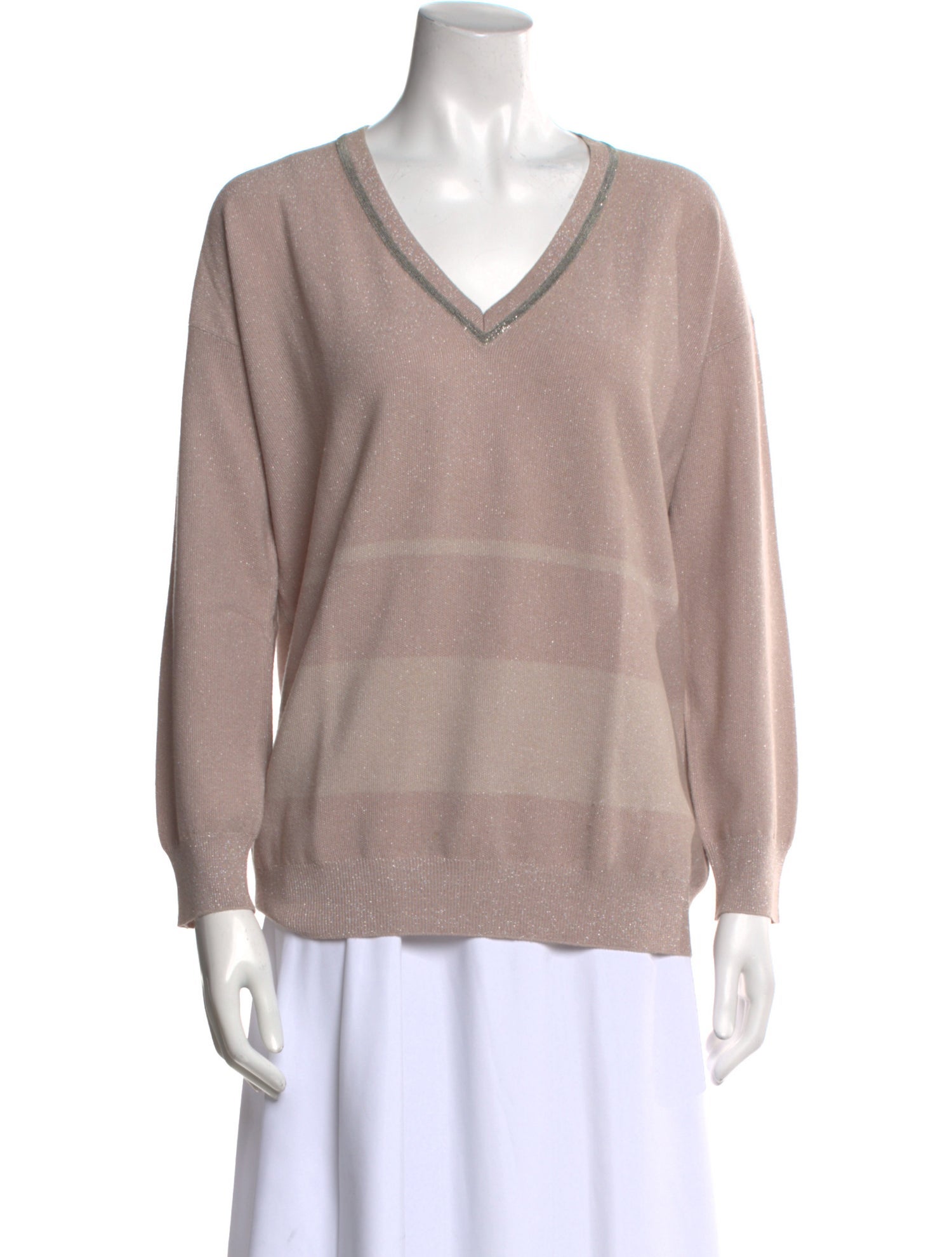 Fabiana Filippi Virgin Wool V-Neck Sweater