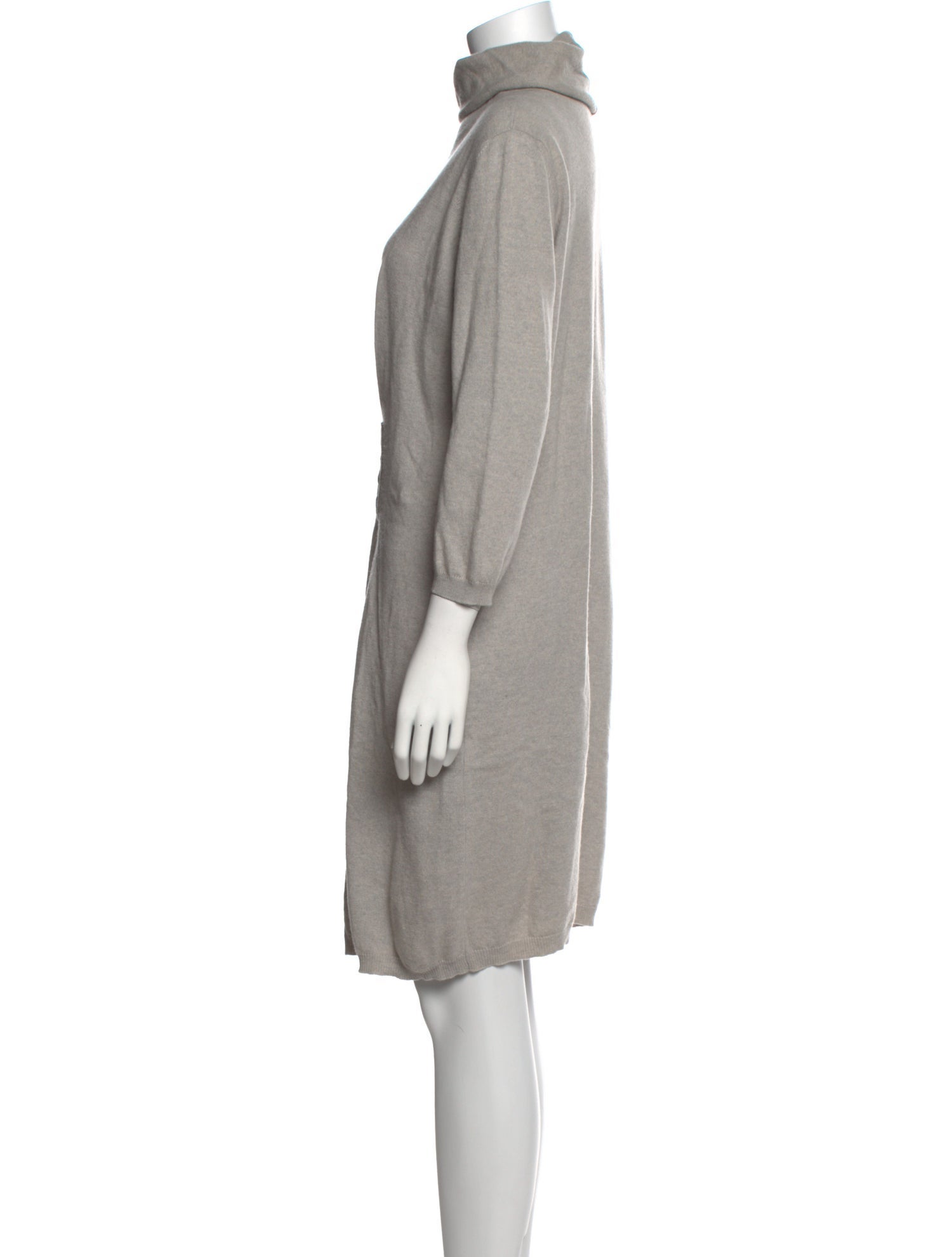 Fabiana Filippi Virgin Wool Knee-Length Dress
