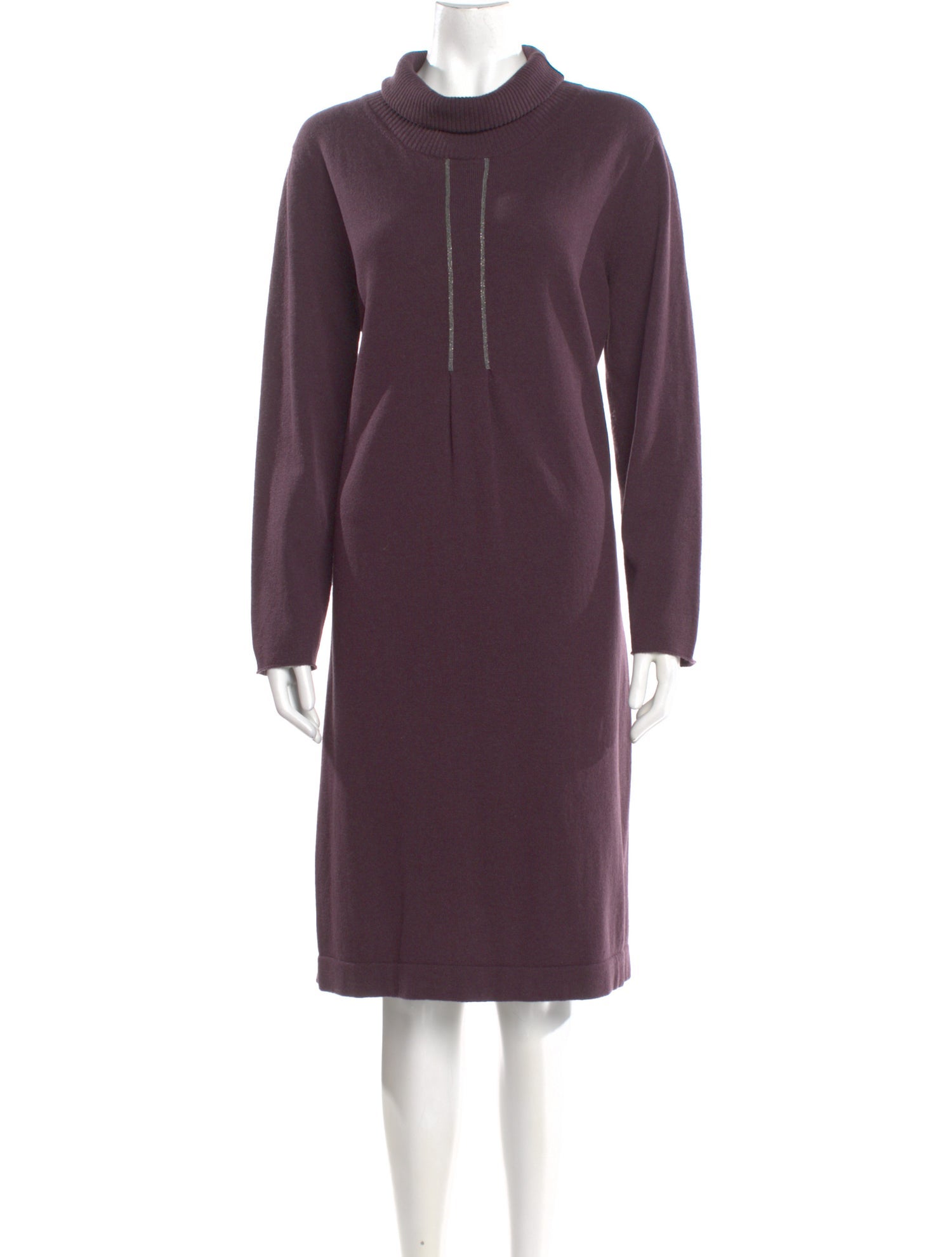 Fabiana Filippi Merino Wool Knee-Length Dress