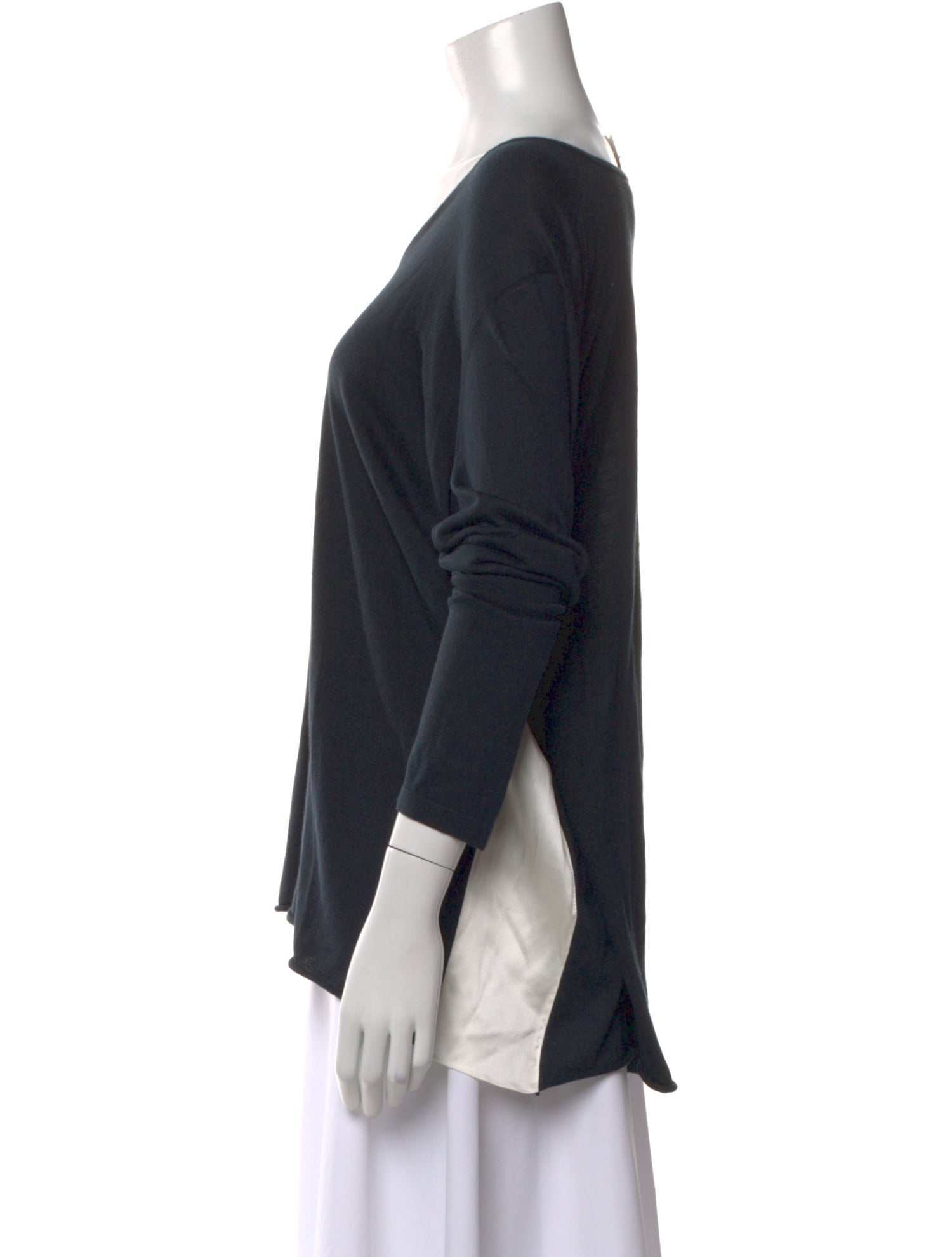 Fabiana Filippi Silk V-Neck Sweater w/ Tags