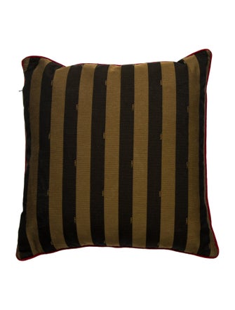 Fendi Casa Zucca Jacquard Throw Pillow