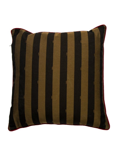 Fendi Casa Zucca Jacquard Throw Pillow