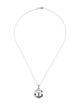 Frederic Sage 18K Diamond & Quartz Initial 'I' Pendant Necklace