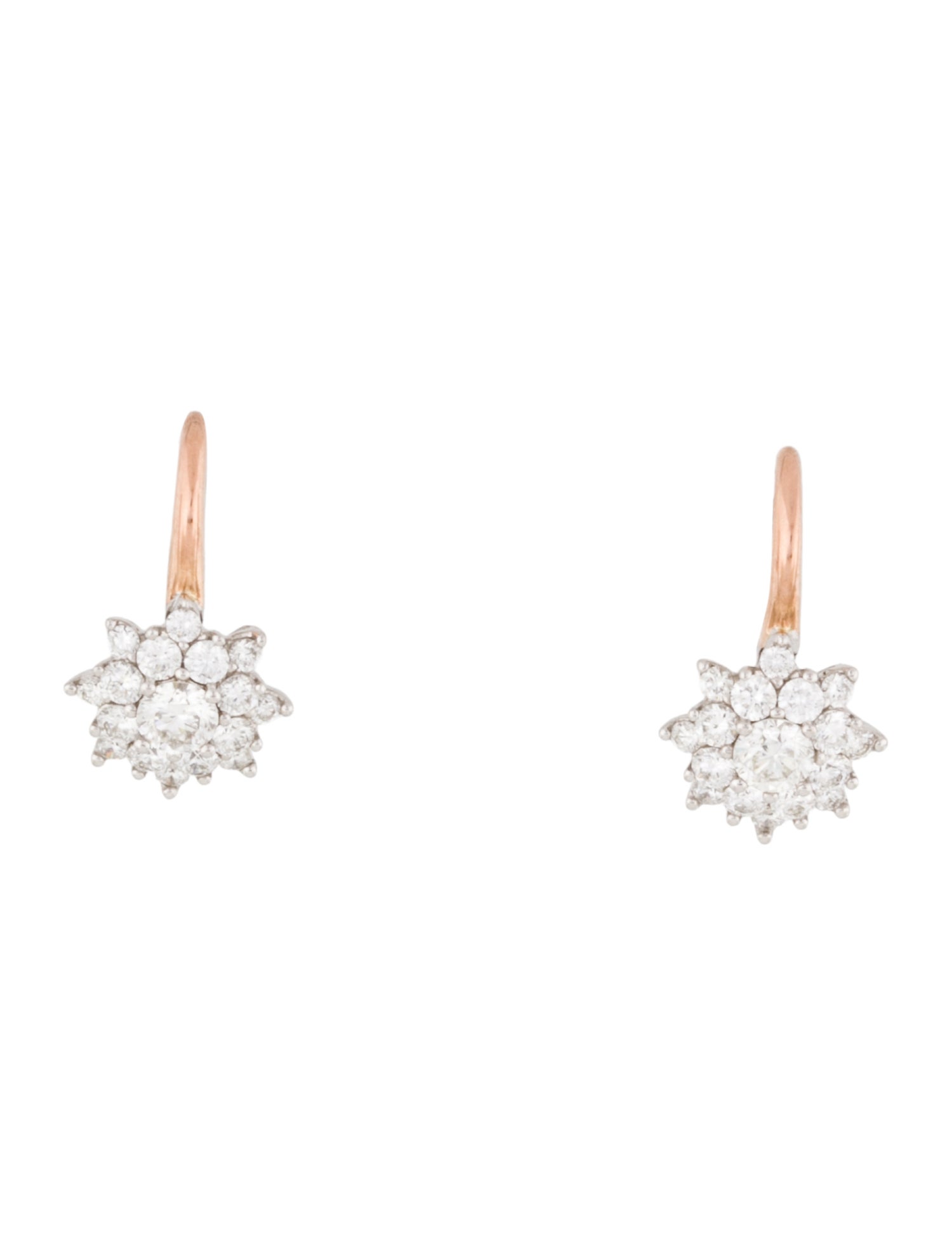 Frederic Sage 14K Diamond Drop Earrings