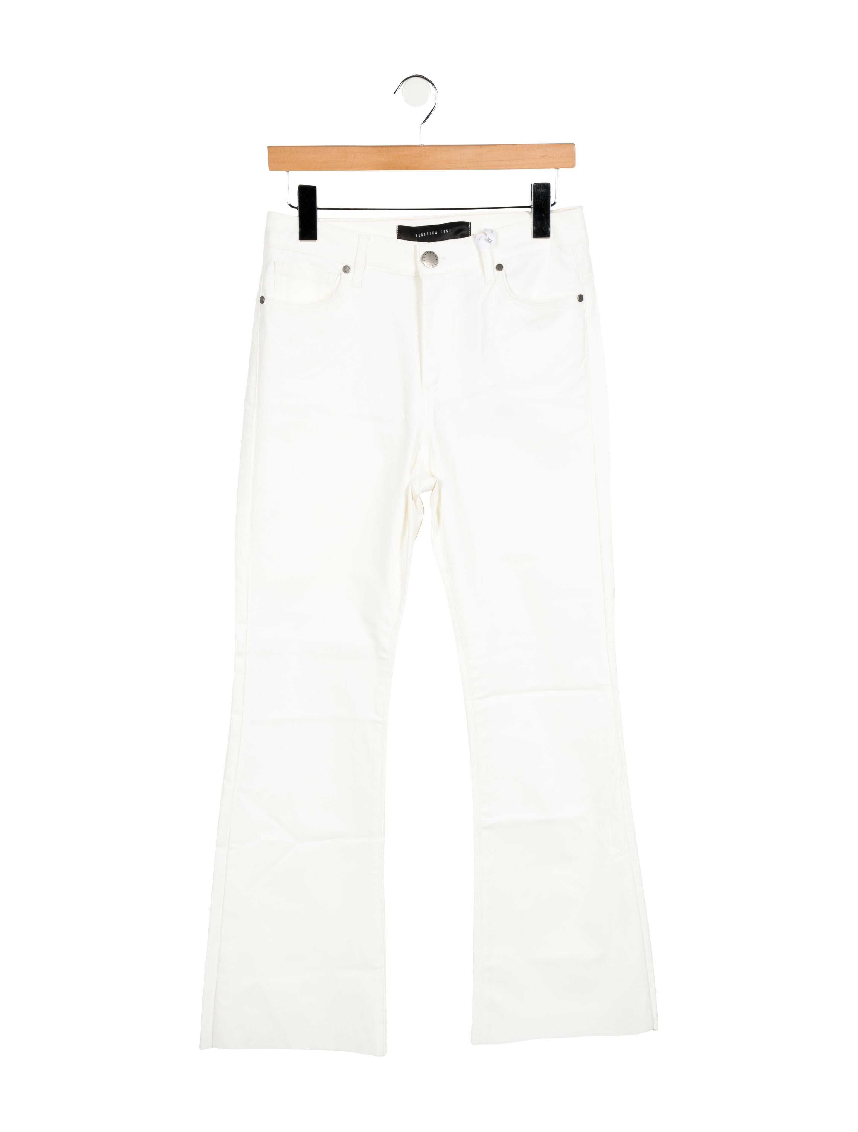Federica Tosi High-Rise Wide Leg Jeans w/ Tags
