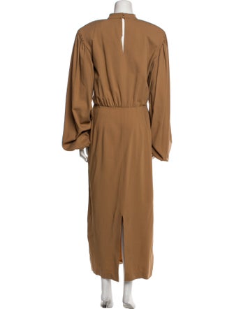 Federica Tosi Mock Neck Long Dress