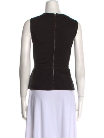 Federica Tosi Crew Neck Sleeveless Top