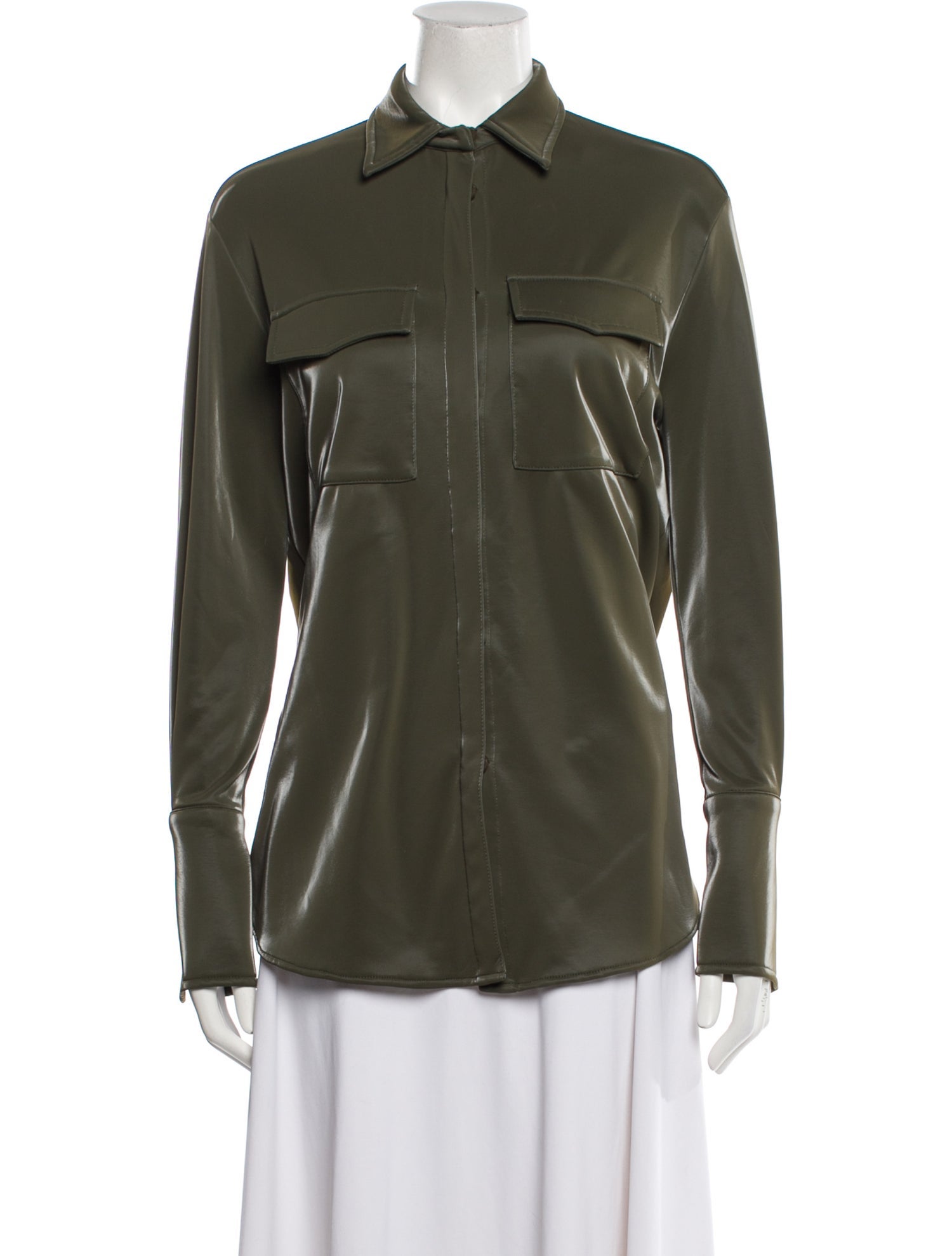 Federica Tosi Long Sleeve Button-Up Top