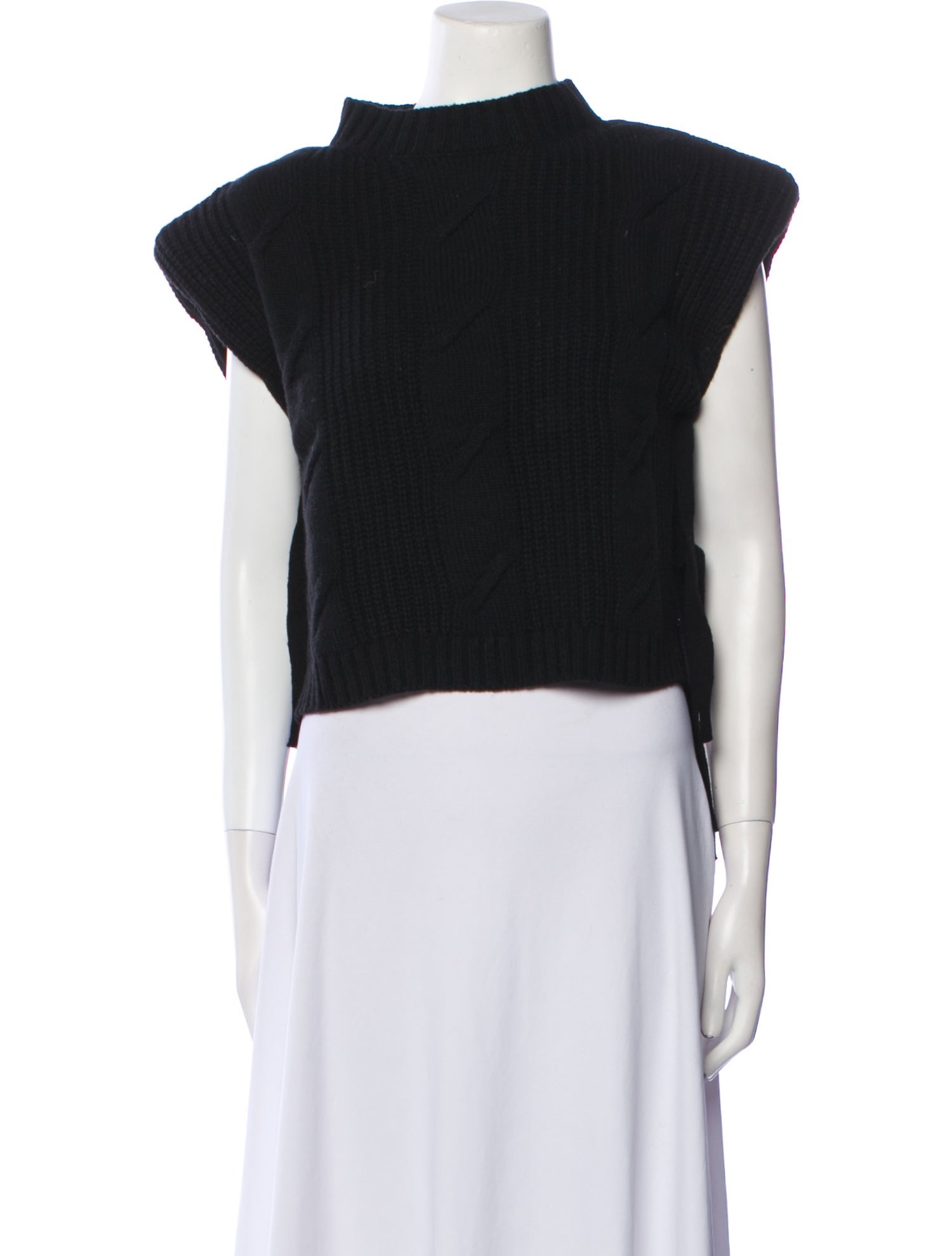 Federica Tosi Wool Mock Neck Sweater