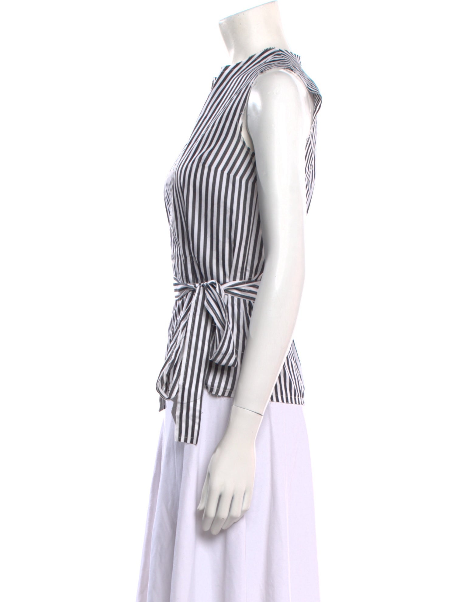 Federica Tosi Striped Crew Neck Blouse