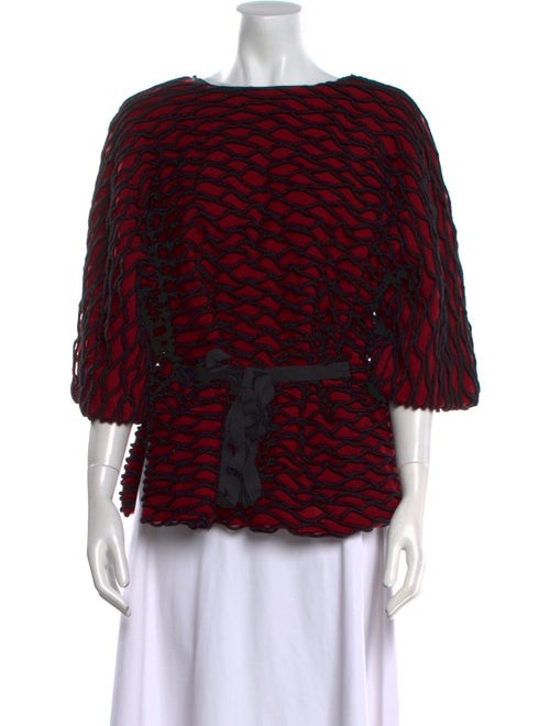 Federica Tosi Lambswool Printed Blouse