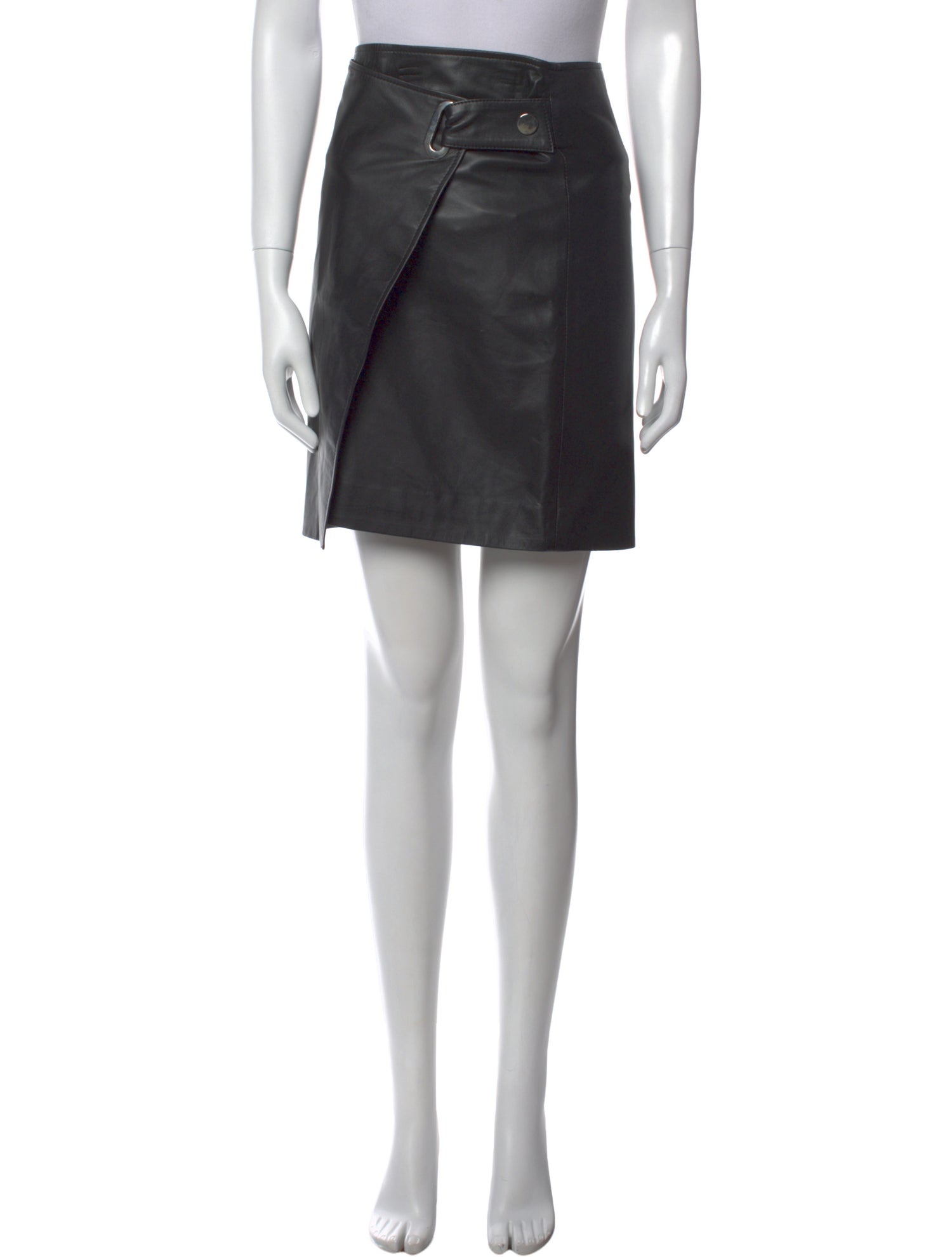 Federica Tosi Leather Mini Skirt