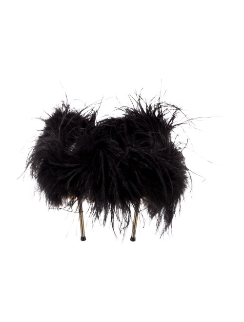 Femmes Sans Peur Mesh Crystal Embellishments Slides