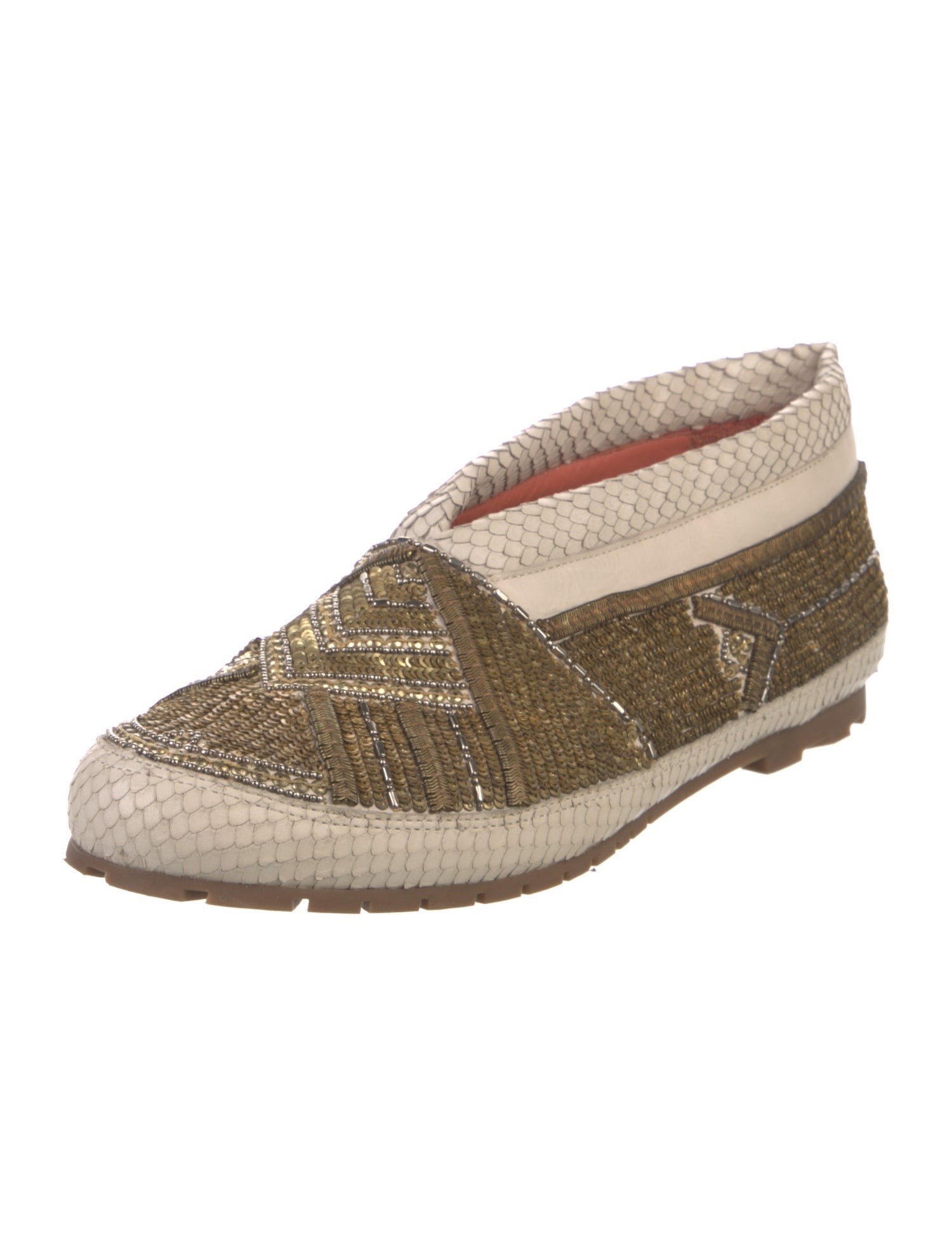 Femmes Sans Peur Sequins Patterned Espadrilles