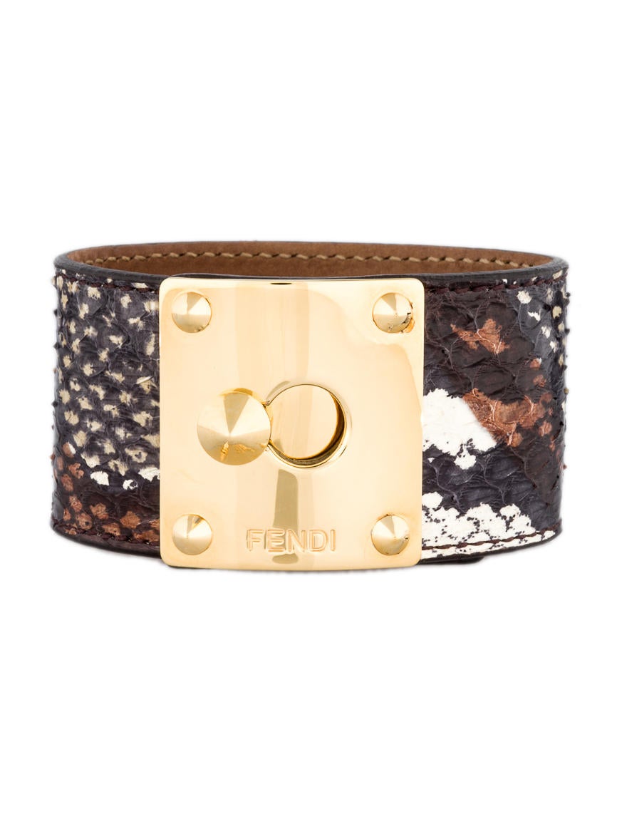 Fendi Snakeskin Cuff