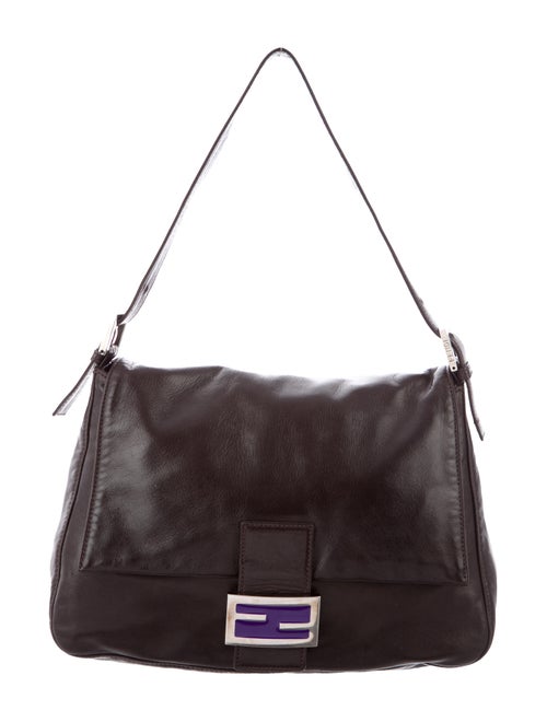 Fendi Leather Mama Forever Bag silver