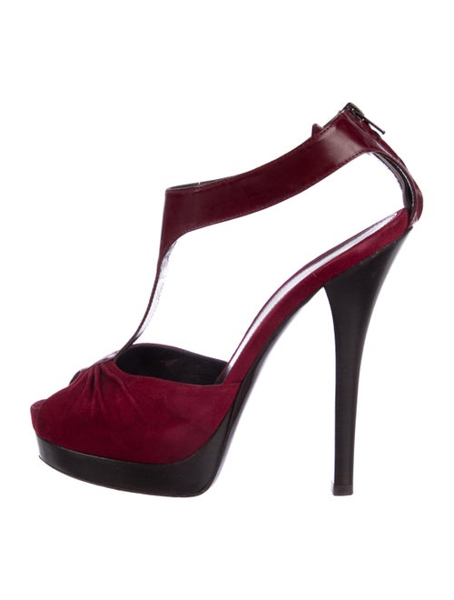 Fendi Suede Platform Sandals