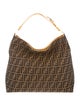 Fendi Zucca Canvas Buckle Strap Large Hobo