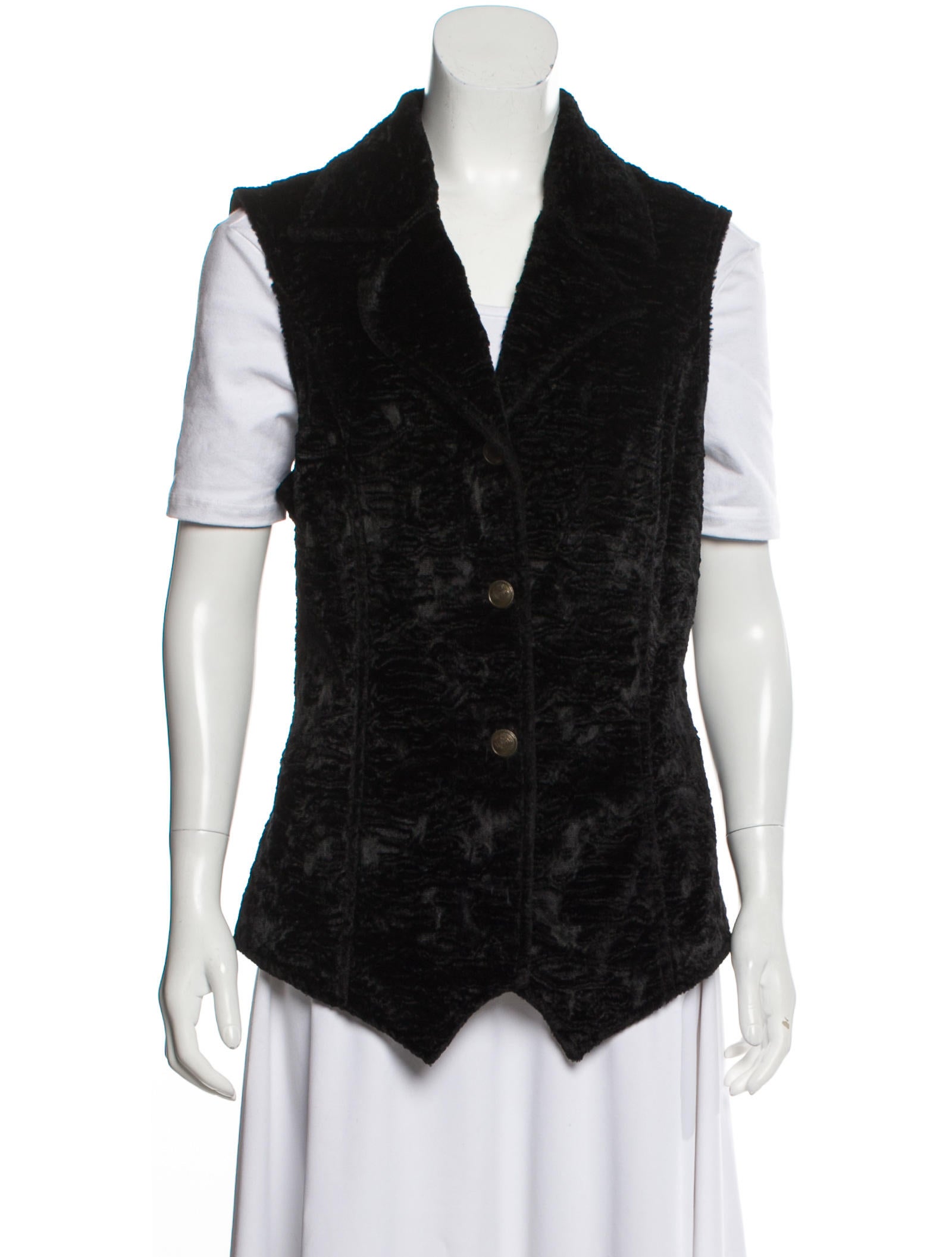 fendi fur vest