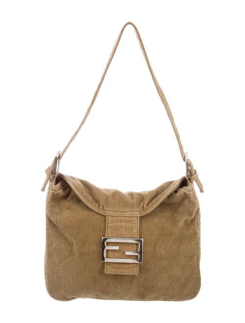Fendi Corduroy Mama Forever Bag Beige