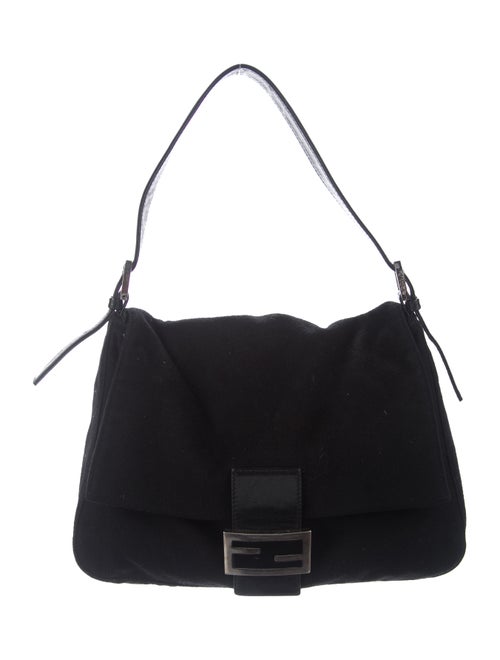 Fendi Cashmere Mama Forever Bag Black