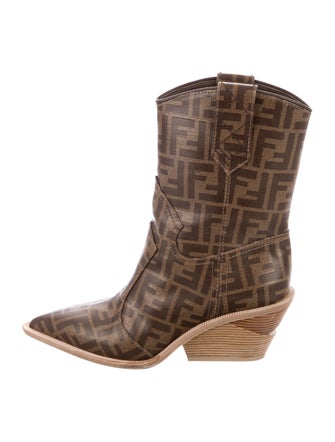 Fendi Zucca Cutwalk Boots
