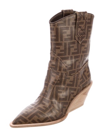 Fendi Zucca Cutwalk Boots