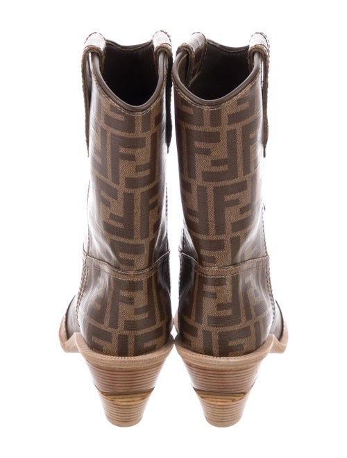 Fendi Zucca Cutwalk Boots