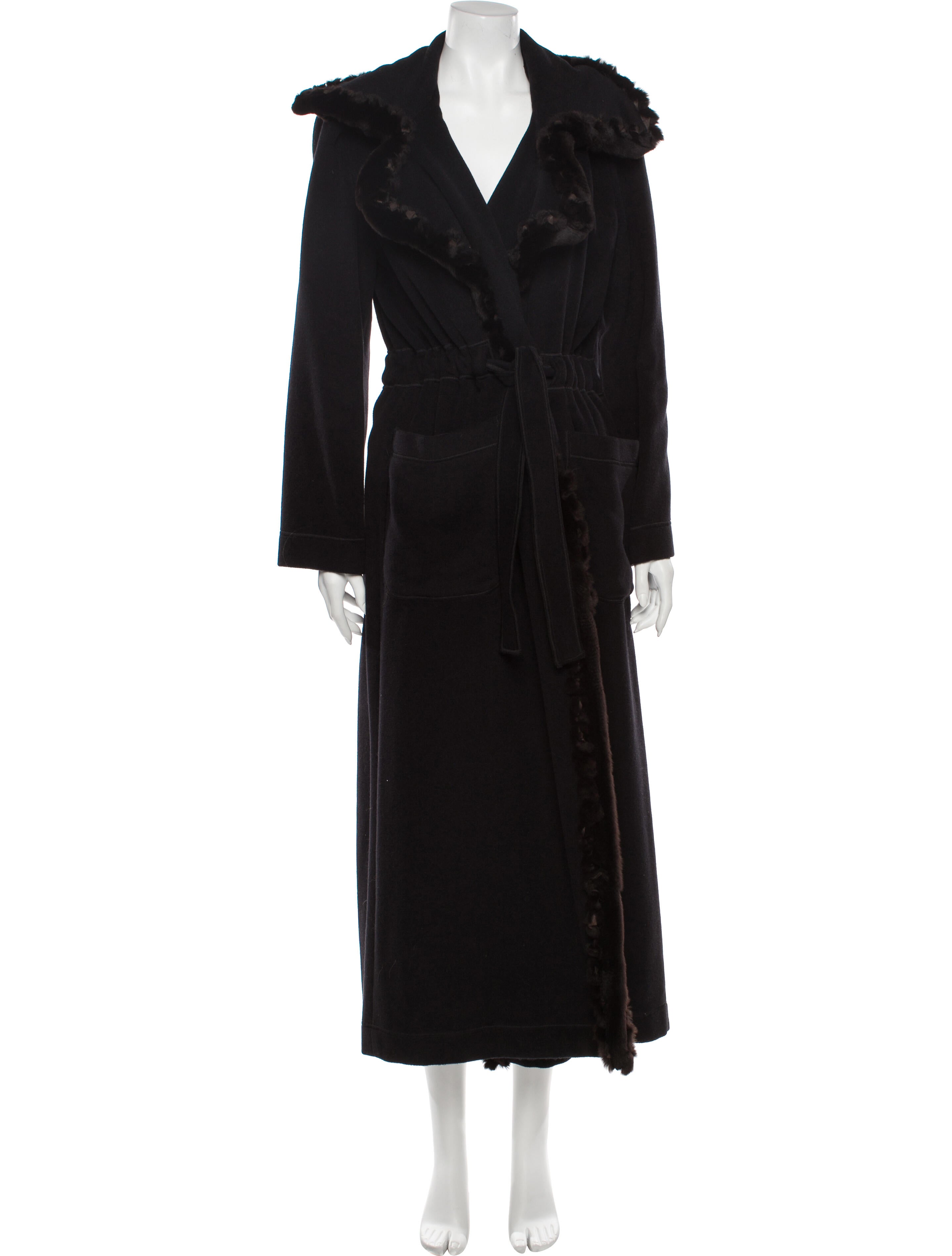 Fendi Wool Trench Coat - Clothing - FEN136062 | The RealReal