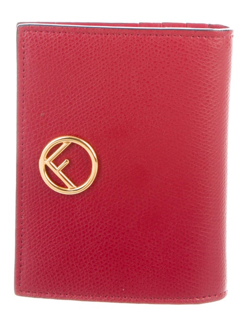 Fendi F is Fendi Compact Wallet Red