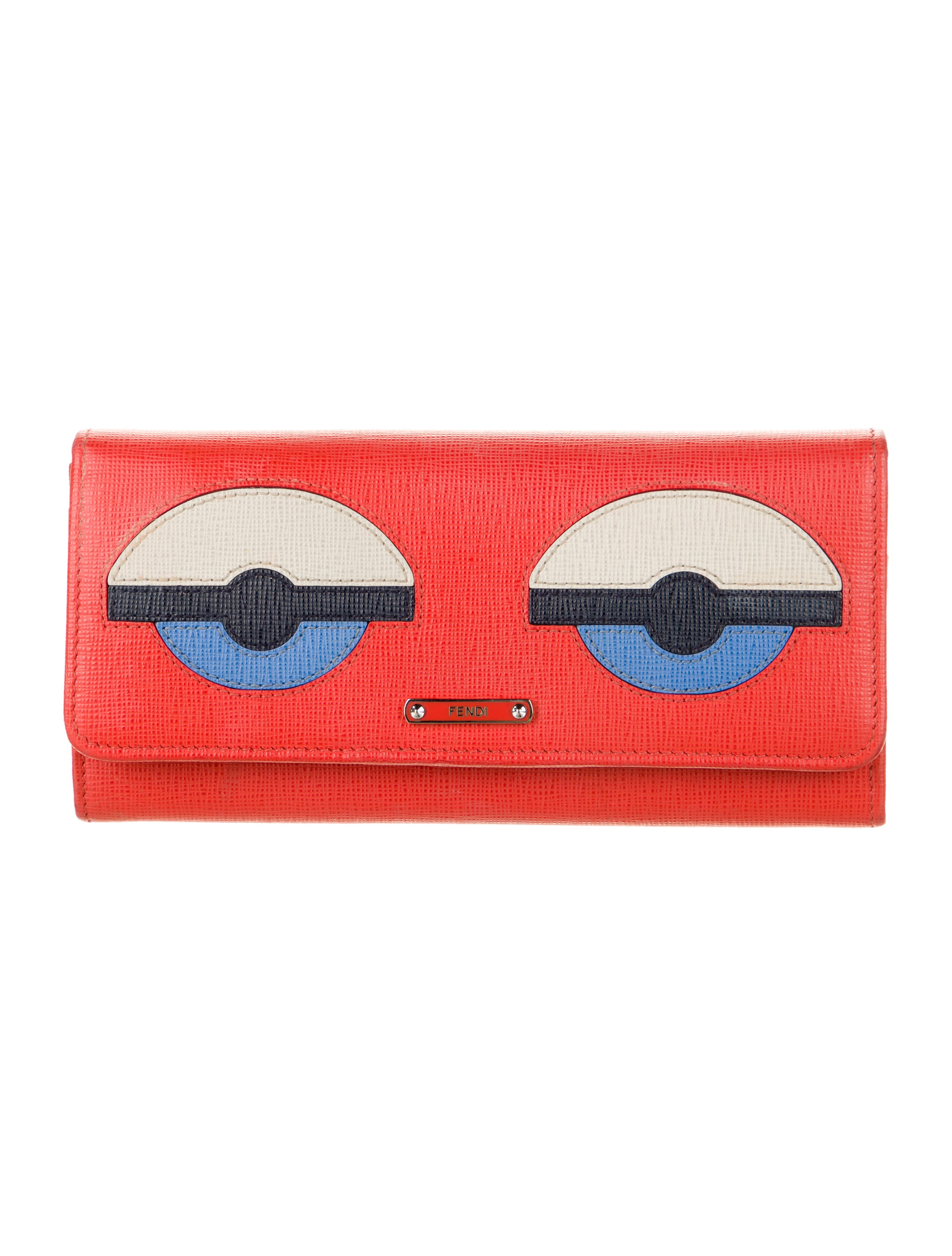 Fendi Leather Robot Wallet