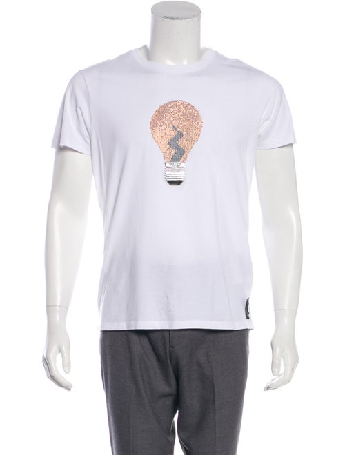 Fendi Studded Lightbulb T-Shirt white