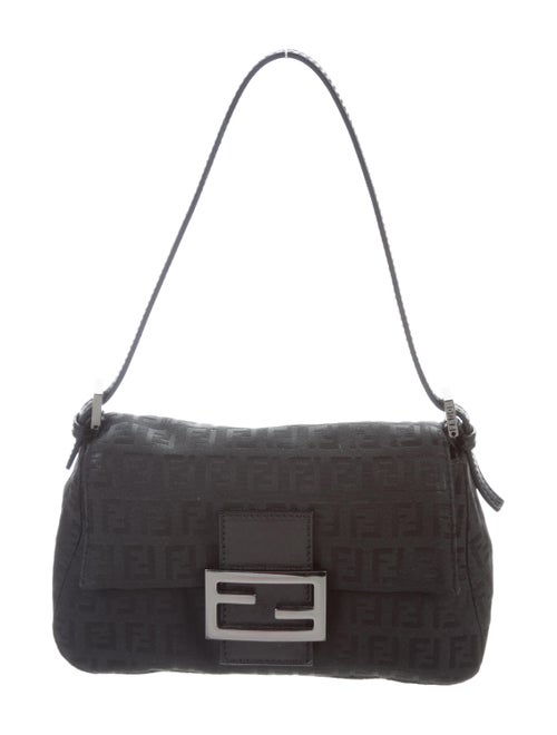Fendi Zucchino Baguette Black