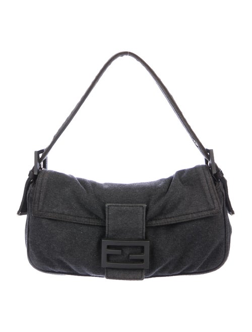 Fendi Cotton Knit Baguette Grey