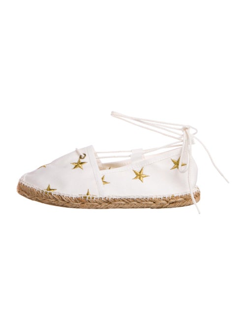 Fendi Embroidered Espadrille Flats