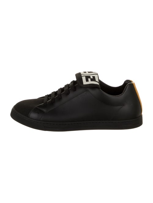 Fendi Leather Sneakers Black