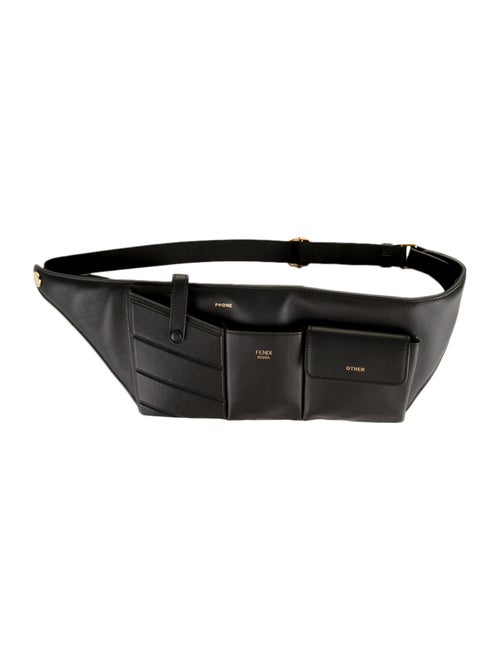 Fendi Leather Waist Bag Black